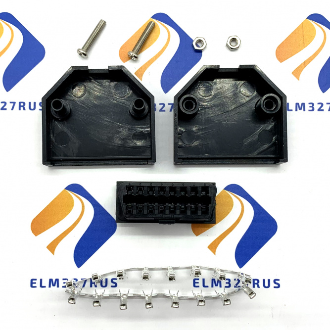 Штекер (разъем) OBD2 &amp;quot;мама&amp;quot; разборный