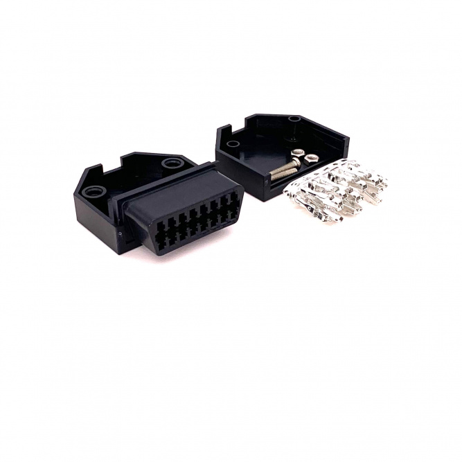 Штекер (разъем) OBD2 &amp;quot;мама&amp;quot; разборный